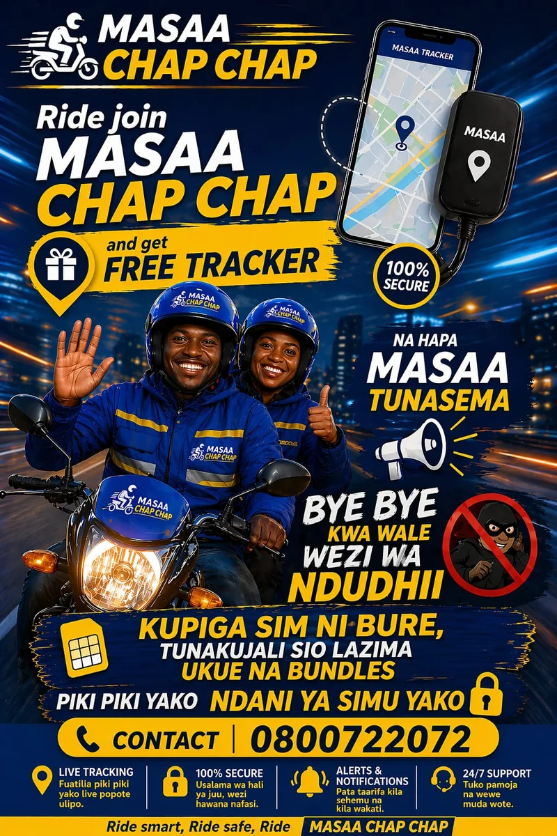 Join Masaa Chap Chap as a rider and get a free tracker