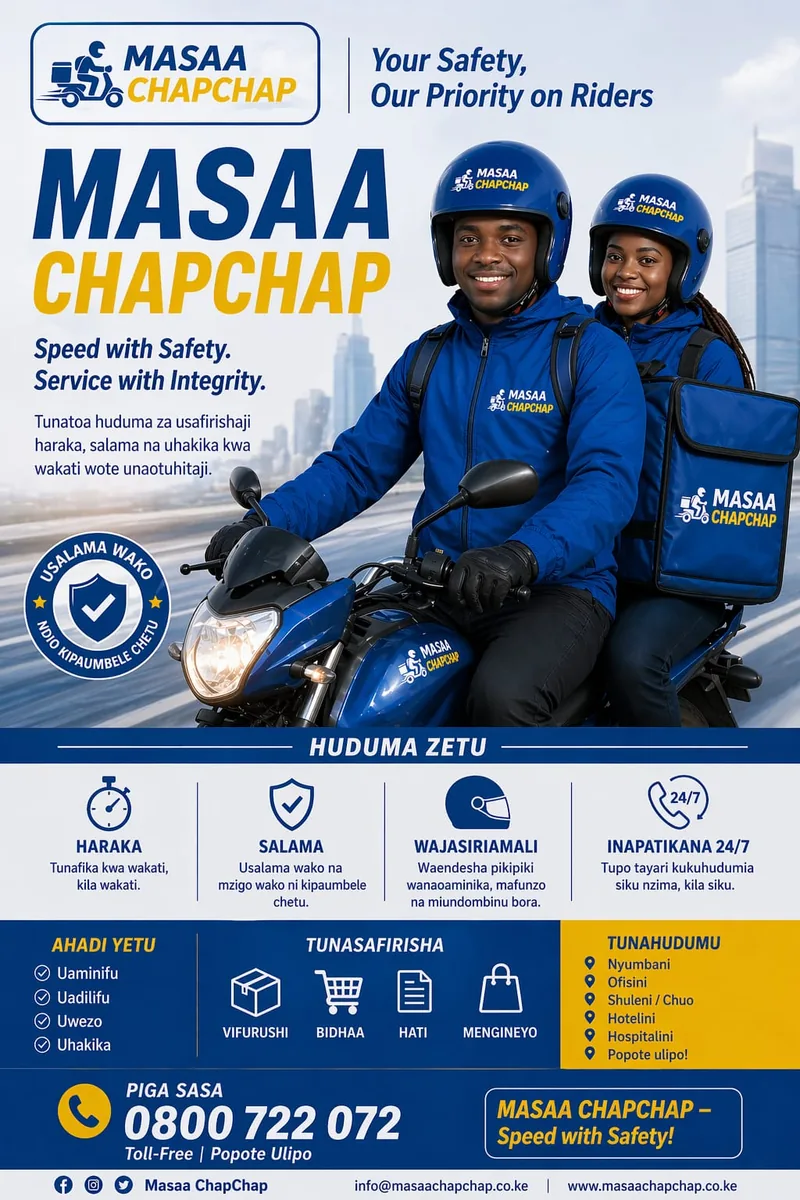 Masaa Chap Chap — Speed with Safety, Service with Integrity